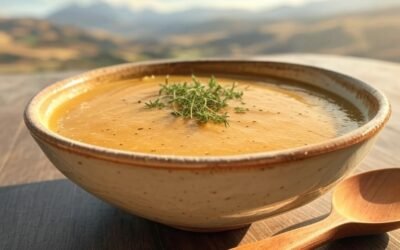 Roasted Pumpkin and Apple Soup
